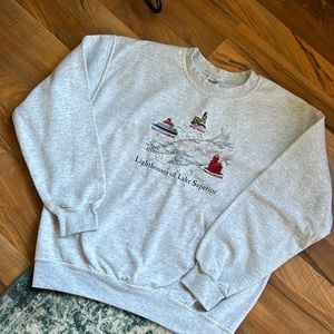 Lake Superior Lighthouse Crewneck